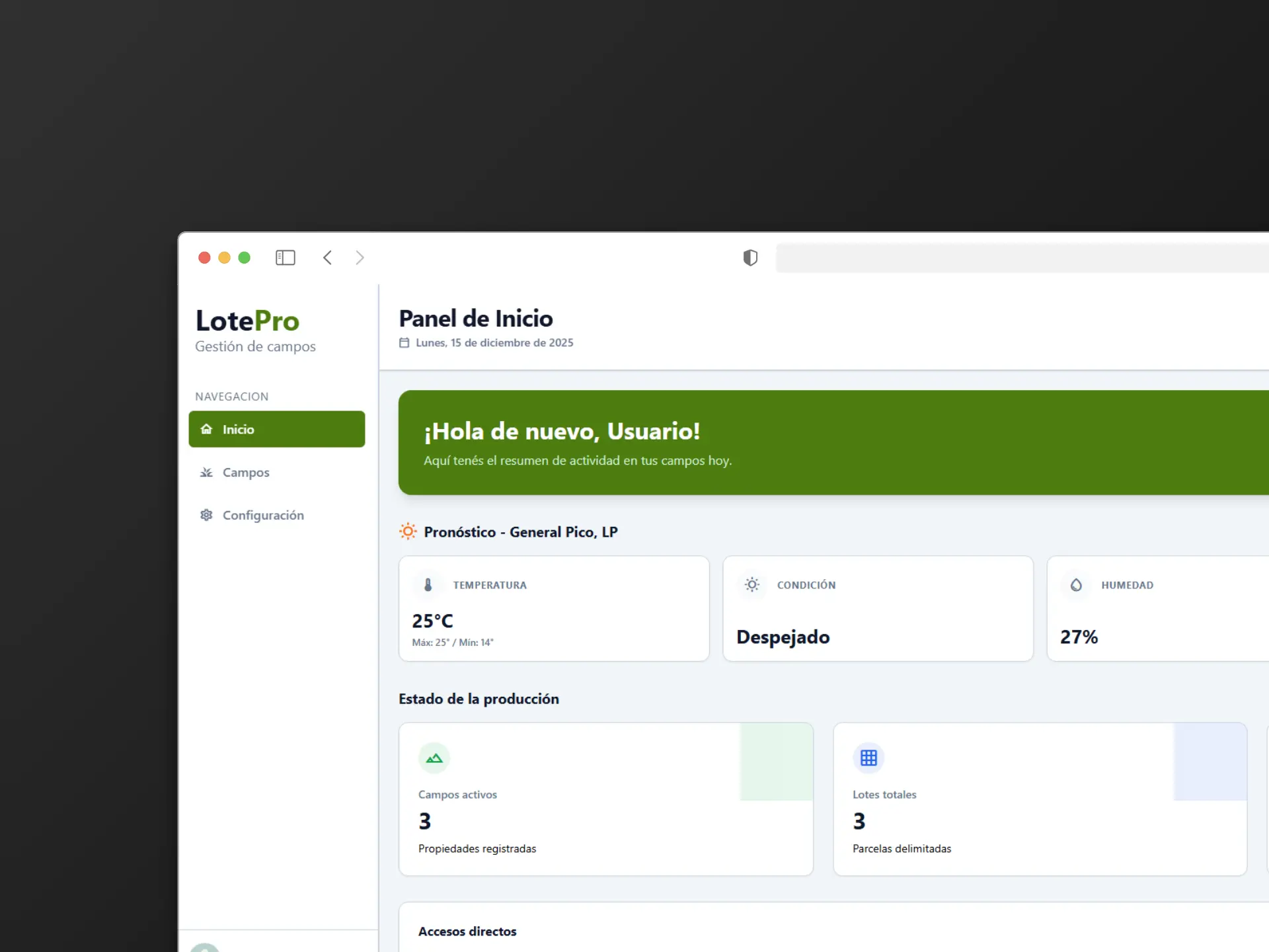 LotePro | Plataforma de gestión de lotes agrícolas